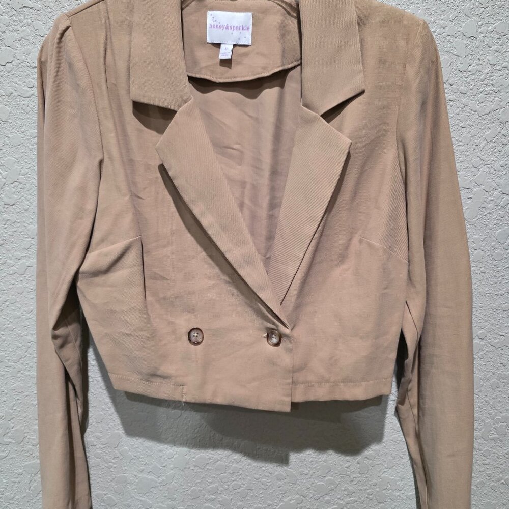 Honey & Sparkle short blazer - Small